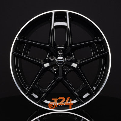 BORBET Velgen - TF Black Rim Polished Glossy - 24 inch