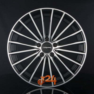 CARMANI Velgen - CA24 KARL Black Polished  - 19 inch