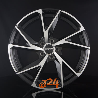 CARMANI Velgen - CA23 RUDI Black Polished  - 19 inch