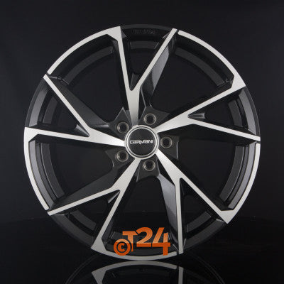 CARMANI Velgen - CA23 RUDI Black Polished  - 18 inch