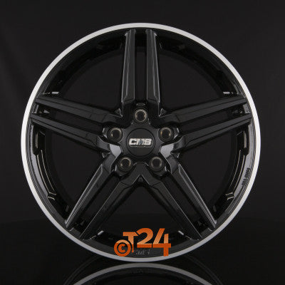 CMS Velgen - C29 DRB Diamant Horn Schwarz Glanz - 17 inch