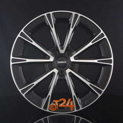 DEZENT Velgen - AR DARK - Schwarz Frontpoliert - 18 inch