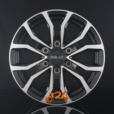 DEZENT Velgen - KC DARK - Schwarz Frontpoliert - 17 inch