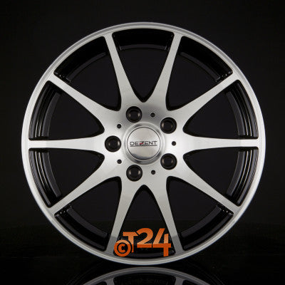DEZENT Velgen - TI DARK - Black Polished Front - 17 inch