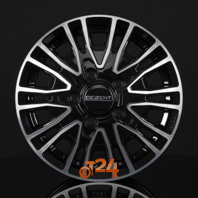 DEZENT Velgen - KE DARK - Schwarz Frontpoliert - 18 inch