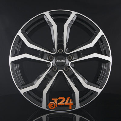 DEZENT Velgen - TV DARK - Schwarz Frontpoliert - 17 inch