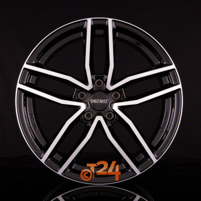 DEZENT Velgen - TR DARK - Schwarz Frontpoliert - 17 inch