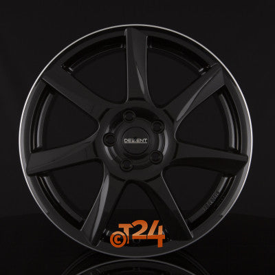 DEZENT Velgen - TW DARK - Black Polished Lip - 15 inch