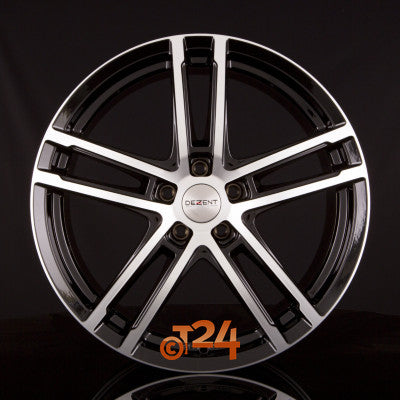 DEZENT Velgen - TZ DARK - Black Polished - 17 inch