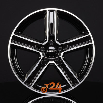 DEZENT Velgen - KG DARK - Schwarz Frontpoliert - 18 inch