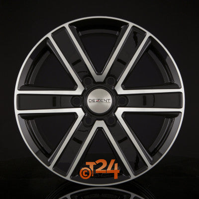 DEZENT Velgen - TJ DARK - Black Polished Front - 16 inch