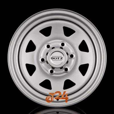 DOTZ Velgen - DAKAR - Ohne Zubehor Zilver - Offroad Stalen Velg - 16 inch