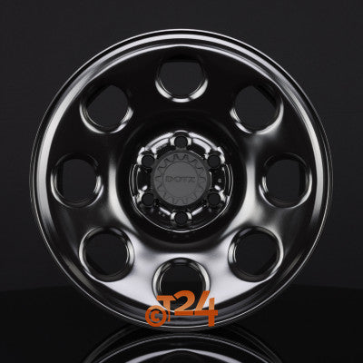 DOTZ Velgen - OUTLAND BLACK (Stalen Velg) - Schwarz Matt - 18 inch