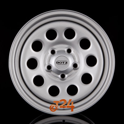 DOTZ Velgen - MODULAR Silver - Offroad Stalen Velg - 16 inch