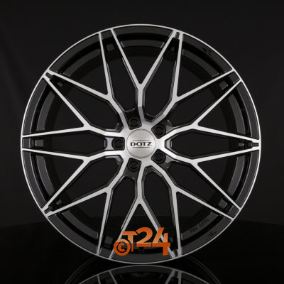 DOTZ Velgen - SUZUKA DARK - Schwarz Frontpoliert - 20 inch