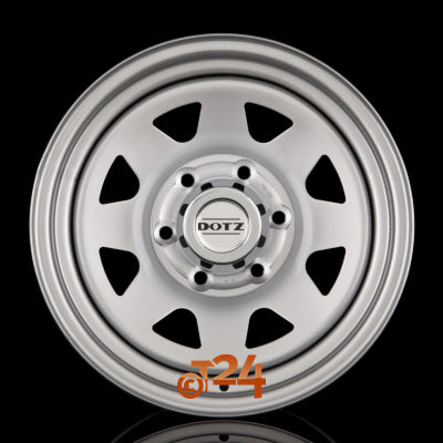 DOTZ Velgen - DAKAR - Ohne Zubehor Zilver - Offroad Stalen Velg - 16 inch