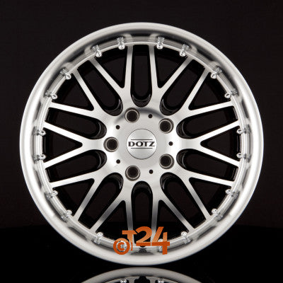 DOTZ Velgen - MUGELLO Schwarz Glanz Frontpoliert - 16 inch