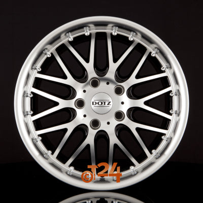 DOTZ Velgen - MUGELLO Schwarz Glanz Frontpoliert - 17 inch
