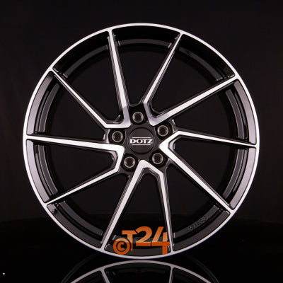 DOTZ Velgen - SPA DARK - Schwarz Glanzend Frontpoliert - 19 inch