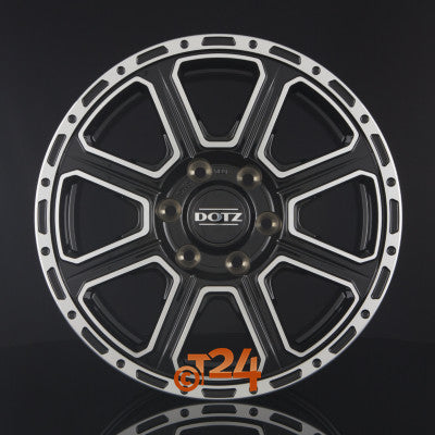 DOTZ Velgen - KALAHARI DARK - Schwarz Poliert - 17 inch