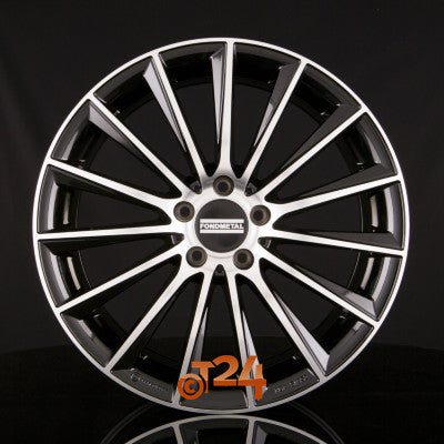 FONDMETAL Velgen - AIDON Glossy Black Machined - 19 inch