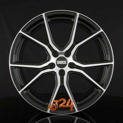 FONDMETAL Velgen - STC-45 Glossy Black Machined - 20 inch