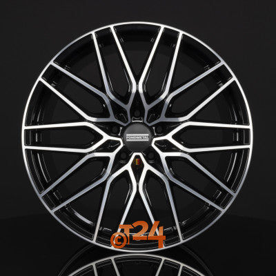FONDMETAL Velgen - CRATOS Glossy Black Machined - 21 inch