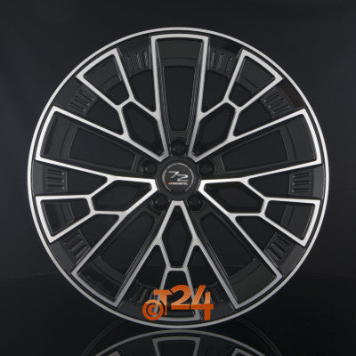 FONDMETAL Velgen - 1972 Glossy Black Machined - 19 inch