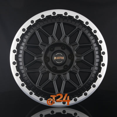 FONDMETAL Velgen - BLUSTER Matt Black Machined Lip - 18 inch