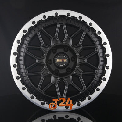 FONDMETAL Velgen - BLUSTER Matt Black Machined Lip - 18 inch