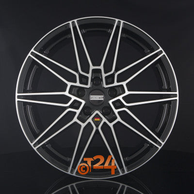 FONDMETAL Velgen - THOE Glossy Black Machined - 18 inch