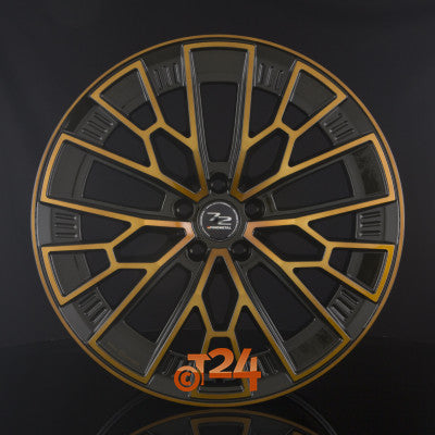 FONDMETAL Velgen - 1972 Glossy Black Bronze Machined - 19 inch
