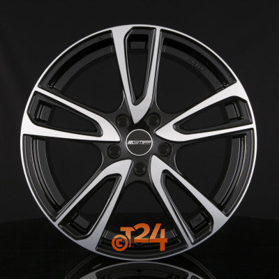 GMP ITALIA Velgen - ASTRAL Black Diamond - 17 inch