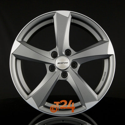 GMP ITALIA Velgen - ICAN Matt Anthracite Diamond - 17 inch