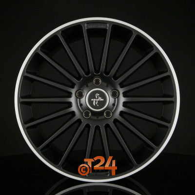 KESKIN Velgen - KT15 SPEED Matt Black Lip Polished (MBLP) - 18 inch