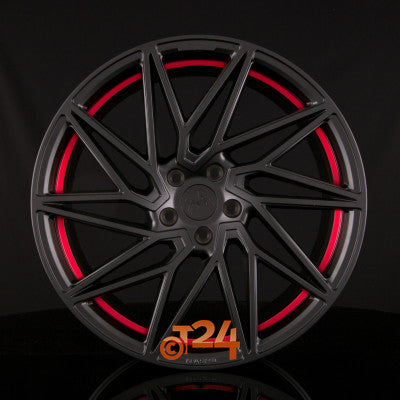 KESKIN Velgen - KT20 FUTURE Matt Black Red Inside (MBRI) - 19 inch