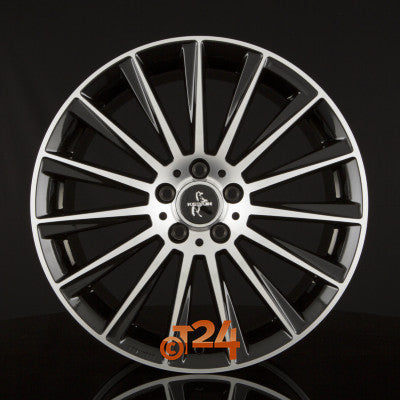 KESKIN Velgen - KT18 TURBO Black Front Polish (BFP) - 17 inch