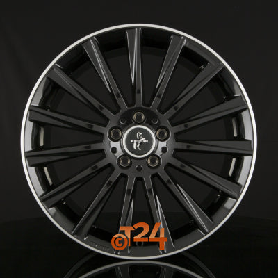 KESKIN Velgen - KT18 TURBO Black Lip Polished (BLP) - 20 inch