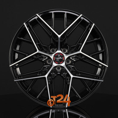 KESKIN Velgen - KT25 Black Front Polish (BFP) - 20 inch