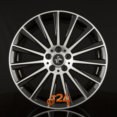 KESKIN Velgen - KT18 TURBO Black Front Polish (BFP) - 20 inch