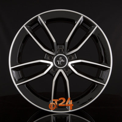 KESKIN Velgen - KT21 ELEGANT Black Front Polished (BFP) - 20 inch