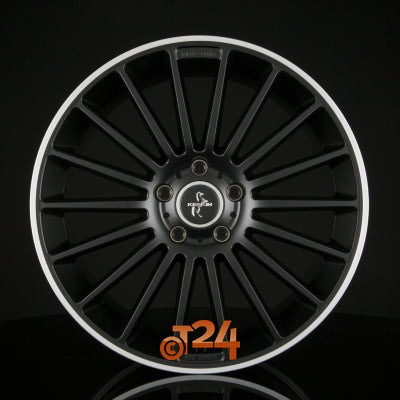 KESKIN Velgen - KT15 SPEED Matt Black Lip Polished (MBLP) - 19 inch