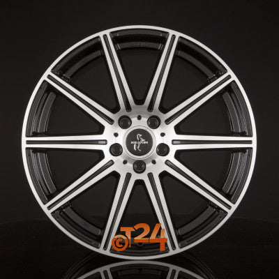KESKIN Velgen - KT16 DYNAMIC Black Front Polished (BFP) - 19 inch