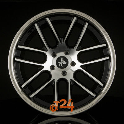 KESKIN Velgen - KT14 CONCAVE Black Front Polish Steel Lip (BFPSL) - 20 inch