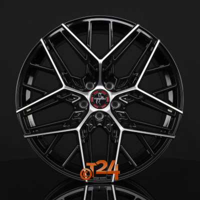 KESKIN Velgen - KT25 Black Front Polish (BFP) - 20 inch