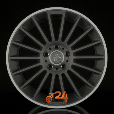 KESKIN Velgen - KT15 SPEED Titan Grey Lip Polish (TGLP) - 19 inch
