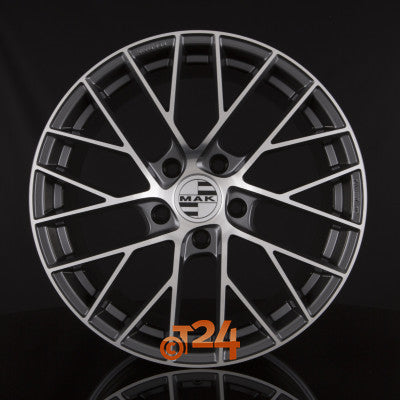 MAK Velgen - MONACO Gun Metal Mirror Face - 19 inch