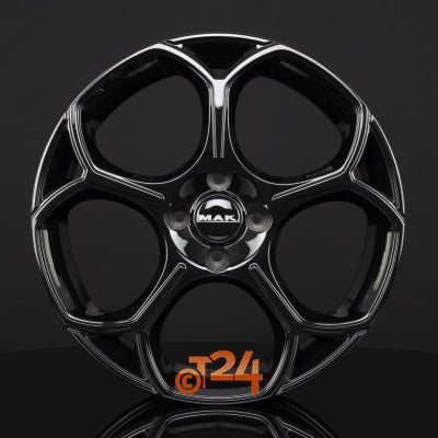 MAK Velgen - MONZA Gloss Black - 18 inch