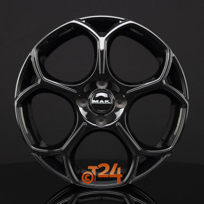MAK Velgen - MONZA Gloss Black - 17 inch