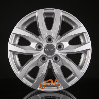 MAK Velgen - LOAD 5 Silver - 16 inch